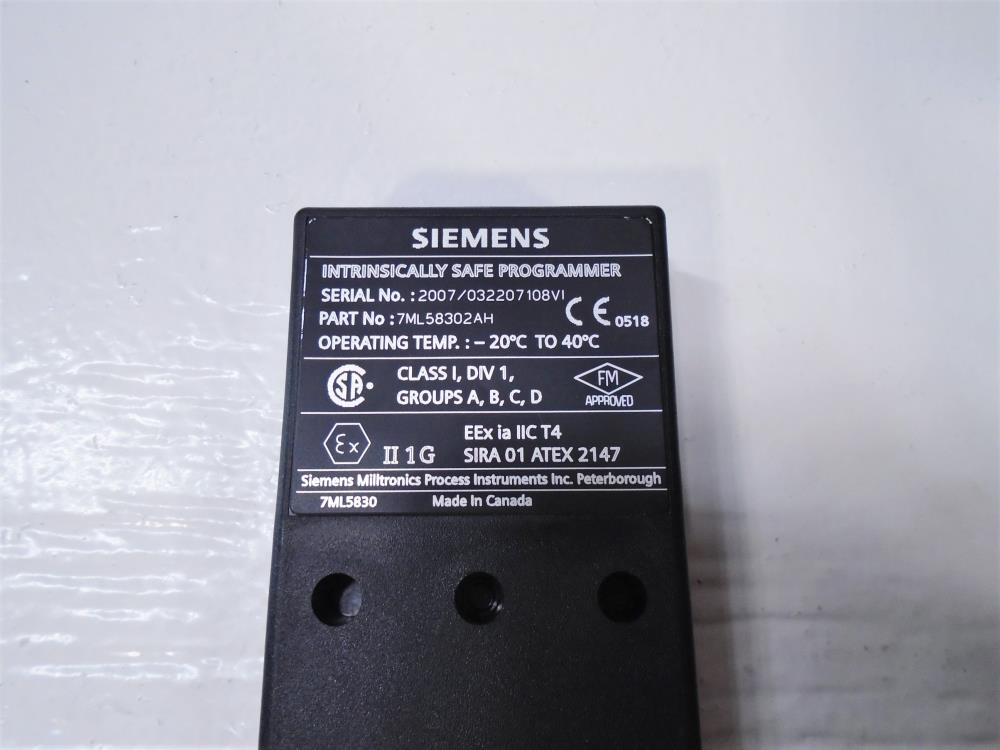 Siemens Sitrans Probe LU, 7ML5221-2BA14, w/ Siemens Safe Programmer, 7ML58302AH 